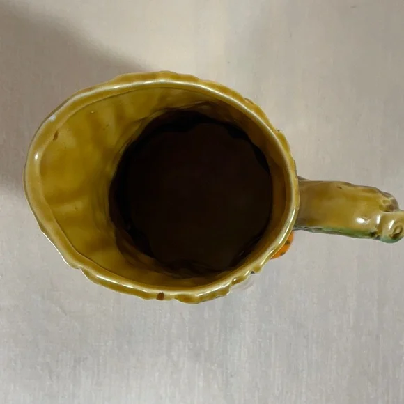 Rustic Yellow Tree Trunk Pitcher - Picture 6 of 15